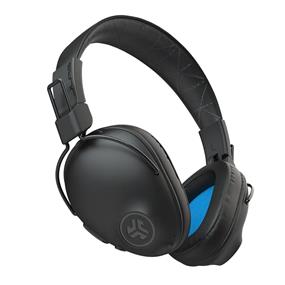 Casques over-ear sans fil JLAB Studio Pro, noirs | Temps de jeu Bluetooth de 50 heures | Coussins en faux cuir et en mousse nuage ultra-moelleux | Son EQ3 personnalisé