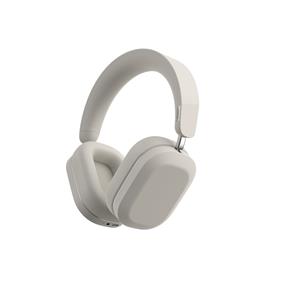 DEFUNC Mono Wireless Over-Ear Headphones, Greige | Bluetooth 5.2 | Dual drivers & dual microphones