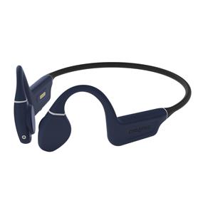 CREATIVE Outlier Free Pro+ Wireless Waterproof Bone Conduction Headphones with Adjustable Transducers, Midnight Blue with Matte Black