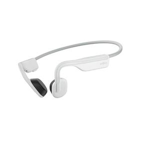 SHOKZ OpenMove Wireless Headphones, White | Bluetooth | 7th Gen Bone Conduction & Open-Ear Design with Mic | IP55 Water Resistant | 6-Hour Battery Life