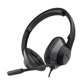 Creative HS-720 V2 USB Headset with Noise-cancelling Condenser Mic and Inline Remote with Mic Mute Button for Video Calls