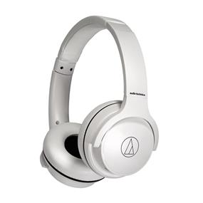 AUDIO-TECHNICA ATH-S220BT Wireless On-Ear Headphones, White