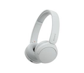 SONY WH-CH520 Wireless Headphones, White | with built-in microhpone | 50hr battery life | multipoint connection