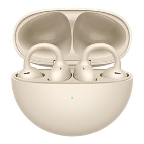 HUAWEI FreeClip True Wireless Earphones, Beige | Groundbreaking Aesthetic Design, Feather-light Wearing | Open-ear Listening | AI Crystal-Clear Call | Long Battery Life | Dual-Device Connections | IP54