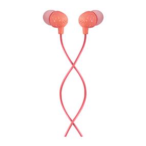 House of Marley Little Bird In-Ear Headphones (Peach) | 9.2mm Drivers | Slim Machined Aluminum Chassis | Recyclable Plastic Housing