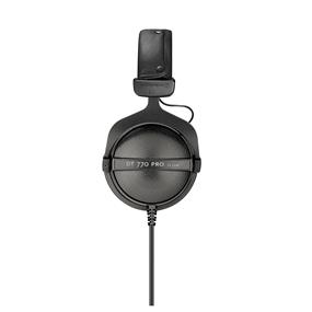 BEYERDYNAMIC DT 770 PRO (32 Ohm) Closed Studio Headphone, Black | 32ohms | with single sided coiled cable & soft ear cups | perfect for Mobile Devices(Open Box)