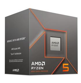 AMD Ryzen 5 8400F 4nm AI Processor with Wraith Spire Cooler | 6-Core/12-Thread Socket AM5 4.7GHz boost, 22MB Cache 65W 100-100001591BOX(Open Box)