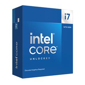 Intel Core i7-14700KF 20 cœurs (8P+12E) 33 Mo de cache, jusqu'à 5,6 GHz, 125 W, débloqué, jeu de puces LGA1700 700 et 600, PCIe 5 et 4, DDR5 et 4, 14e génération en boîte BX8071514700KF(Boîte ouverte)