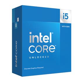 Intel Core i5-14600KF Desktop Processor 14 cores (6P+8E) 33M Cache, up to 5.3 GHz, 125W, unlocked, LGA1700 700 & 600 chipset, PCIe 5&4, DDR5&4, 14th Gen Boxed BX8071514600KF(Open Box)