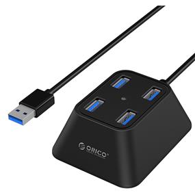 Orico DF4U-U3-10-BK 4-Port USB 3.0 Ultra-Mini Hub with 100cm Cable