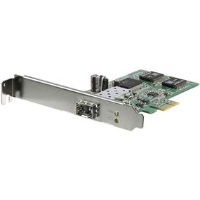 Startech Carte réseau PCI Express Gigabit Ethernet fibre avec SFP ouvert – Adaptateur de carte réseau PCIe SFP (PEX1000SFP2)