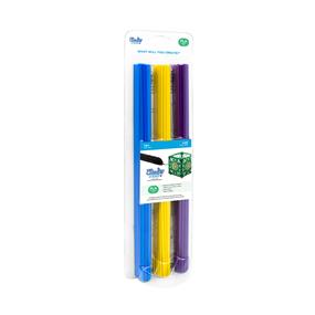 3Doodler Create+ PLA Mix Blister 3 -75 Strand (Purple, Yellow, Blue)