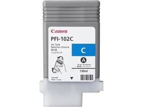 Canon PFI-102C - Dye Cyan Ink Tank 130ML (0896B001)