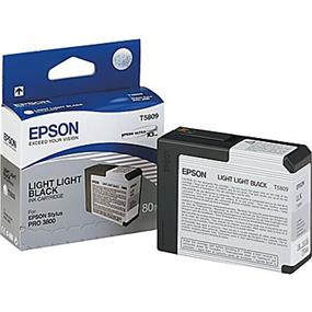 Epson T5809 Light Light Black Ultrachrome K3 Ink Cartridge | T580900