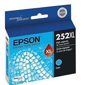 Epson 252XL High Capacity Cyan Ink Cartridge(T252XL220)
