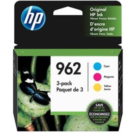 HP 962 Ink Cartridge - CMY - Inkjet - 3 Pack (3YP00AN#140)