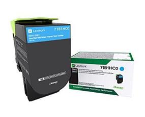 Lexmark CS/X317/417/517 Cyan Toner Cartridge (part no: 71B0020)