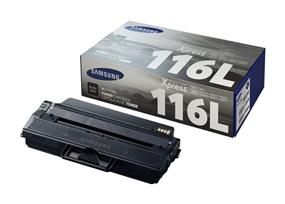 SAMSUNG 116L High-Yield Black Toner Cartridge | 3000 Pages Yield | (MLT-D116L/XAA)