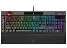 Corsair K100 RGB Mechanical Gaming Keyboard, Backlit RGB LED, CHERRY MX SPEED Key switches, Black (CH-912A014-NA)(Open Box)