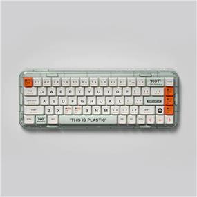 MELGEEK Mojo68 Keyboard - Plastic - Gateron Pro White(Open Box)