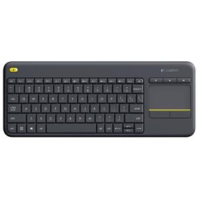 LOGITECH K400 Plus Wireless Touch Keyboard (French) - Black (920-007121)