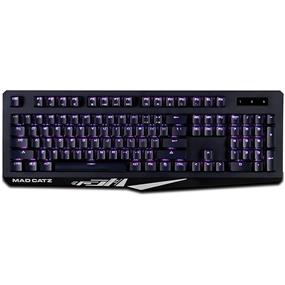 Mad Catz The Authentic S.T.R.I.K.E. 4 Mechanical Gaming Keyboard - Black - Cable Connectivity - Windows - Mechanical Keyswitch