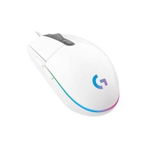 LOGITECH G203 Gaming Mouse - Cable - White - 1 Pack - USB - 8000 dpi - 6 Button(s)(Open Box)