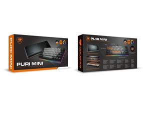 COUGAR Puri Mini 60% DSA Mechanical Gaming Keyboard Red Switch