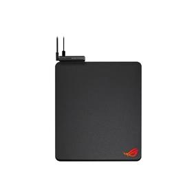ASUS ROG Balteus RGB hard gaming mouse pad with optimized tracking surface, 15-zone individually customizable Aura Sync lighting, USB passthrough, and non-slip rubber base