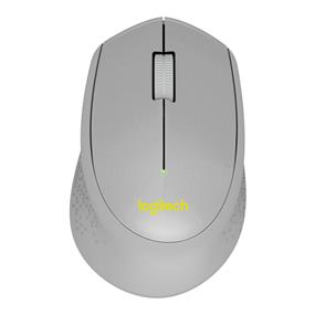 LOGITECH M330 Silent Plus Wireless Mouse - Grey/Yellow (910-004908)