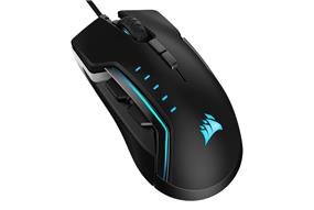 Corsair Glaive RGB PRO, Comfort FPS/MOBA Gaming Mouse with Interchangeable Grips, Aluminum (CH-9302311-NA) | Backlit RGB LED, 18000 DPI, Optical(Open Box)