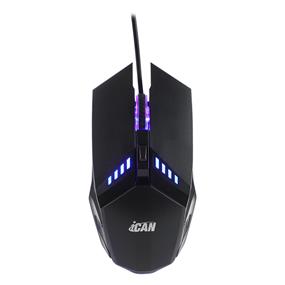 iCAN RGB Gaming Mouse | Adjustable Resolution Up to 2400 DPI(Open Box)
