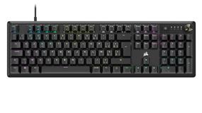 CORSAIR K70 CORE RGB Mechanical Gaming Keyboard - CORSAIR Red Linear Switches - Sound Dampening - Rotary Dial  - Aluminum Top Plate - Onboard Storage(Open Box)