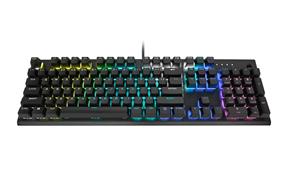 Clavier de jeu mécanique CORSAIR K60 RGB PRO SE, LED RVB rétroéclairé, commutateurs à touches CHERRY MV, noir