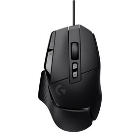 LOGITECH G502 X Wired Gaming Mouse - LIGHTFORCE hybrid optical-mechanical primary switches - Black