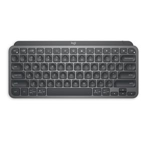 LOGITECH  MX Keys Mini Minimalist Wireless Illuminated Keyboard, Compact, Bluetooth, Backlit, USB-C, Compatible with Apple macOS, iOS, Windows, Linux, Android, Metal Build - Graphite(Open Box)