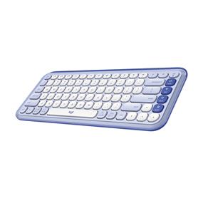 LOGITECH POP ICON Keys Wireless Bluetooth Keyboard,Lilac and Off-White(920-013050)