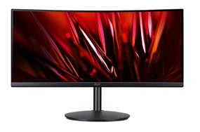 Acer Nitro XZ342CU 34" Curved 1500R 3440x1440P WQHD VA 180Hz 1ms AMD FreeSync Premium HDR400 DCI-P3 90% Adjustable Stand Gaming Monitor(Open Box)