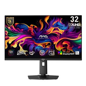 MSI MAG 321UPX QD-OLED 32" 16:9, moniteur de jeu QD-OLED, 240 Hz 0,03 ms, 3 840 x 2 160 (UHD), bras réglable en hauteur