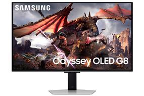 Samsung Odyssey 32" 4K 3840x2160 OLED 240Hz 0.03ms (GTG) AMD FreeSync Premium Pro (GTG) 1x DisplayPort 1.4 2x HDMI 2.1 Gaming Monitor, LS32DG802SNXZA(Open Box)