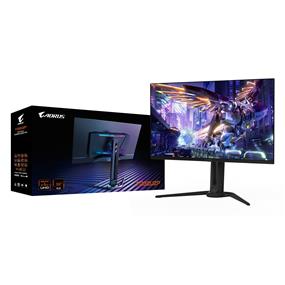 GIGABYTE AORUS 32" 4K 3840x2160 QD OLED 240Hz 0.03ms (GTG) Height Adjustable 2x HDMI 2.1 1x DisplayPort 2.1 1x USB Type-C Gaming Monitor,  AORUS FO32U2P SA