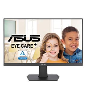 ASUS Eye Care 24", IPS, FHD, sans cadre, 100 Hz, synchronisation adaptative, MPRT 1 ms, HDMI, faible lumière bleue, sans scintillement, moniteur de jeu à montage mural, VA24EHF