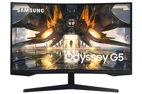 SAMSUNG (Odyssey G5) - Moniteur de jeu VA incurvé de 32 po | 165 Hz, 1 ms, 1000R | HDMI, DP(Boîte ouverte)