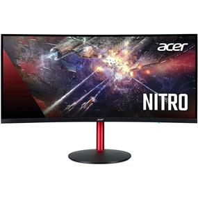 Acer Nitro Gaming 34in XZ342CK P Curved WQHD 3440x1440P 1ms 144Hz HDR400 Adjustable Stand AMD FreeSync Premium Gaming Monitor(Open Box)