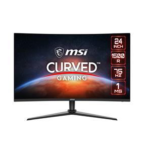 MSI G243CV 24" 16:9 Curved 1500R Gaming Monitor, 75Hz 1ms, 1920 x 1080 (FHD), FreeSync