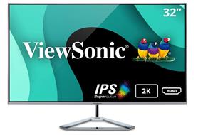 ViewSonic Ultra Slim VX3276-2K-MHD 32" WQHD 75hz Monitor -2560 x 1440 - 4 ms - HDMI - DisplayPort - Speaker(Open Box)