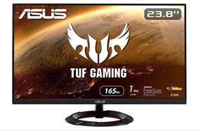 Asus TUF Gaming VG249Q1R Gaming Monitor ,23.8 " Full HD (1920 x 1080), IPS, Overclockable 165Hz(Above 144Hz), 1ms MPRT, Extreme Low Motion Blur™, FreeSync™ Premium, Shadow Boost