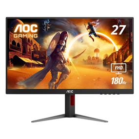 AOC 27G4 27" FHD 1920x1080 IPS 180Hz 1ms (MPRT) Height Adjustable 1x HDMI 2.0 1x DisplayPort 1.4 Gaming Monitor, 27G4