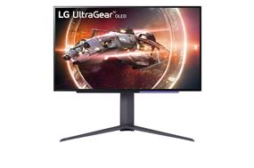 LG 27" UltraGear OLED QHD 2560 x 1440 240 Hz 0,03 ms FreeSync Premium Pro Moniteur de jeu réglable en hauteur, 27GS95QE-B