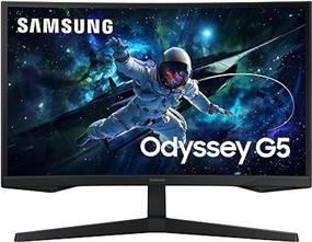 Samsung Odyssey G5 27" QHD 165Hz 1ms GTG Curved LED FreeSync Gaming Monitor, LS27CG550ENXZA